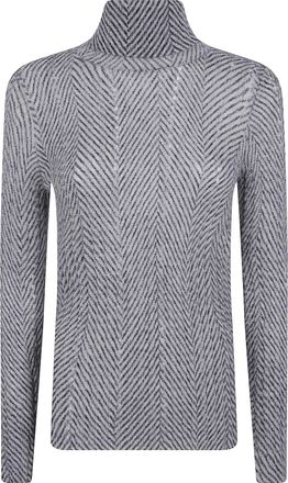 Twin-Set Turtleneck Sweater Geometric