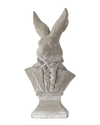 A&B Home Rabbit Bust Table Decor
