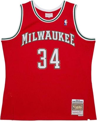 Mitchell & Ness Swingman Jersey - Heren - Fitness - Rood - M - Polyester - Fitness