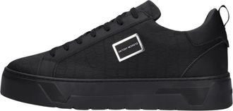 Antony Morato Gedurfde Dieren Sneakers - Heren - Sneakers - Zwart - 40 EU - Leer - Schoenen