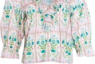 Hunter Bell Womens Trellis Imogen Top In Pink