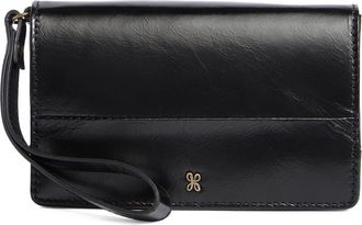 Hobo Jill Leather Wristlet in Black at Nordstrom Rack