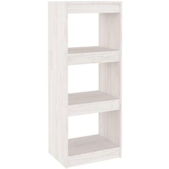 vidaXL Vidaxl - Libreria/Divisorio Bianco 40x30x103,5 cm Legno Massello di Pino