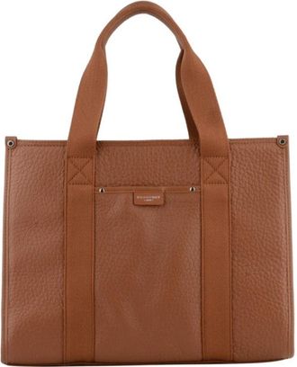 Pourchet Tassen, Dames, Bruin, ONE Size, Leer, Match Tote