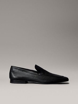Calvin Klein Mocasines de piel con puntera cuadrada