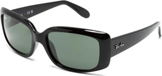 Ray-Ban Rb 4389 60131 Zonnebrillen - Dames - Zonnebrillen - Zwart - 55 MM - Accessoires