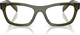 Prada 0pr B01v Rectangular Frame Eyeglasses