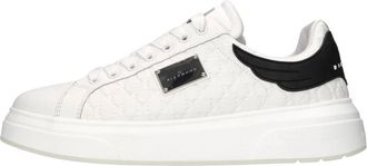 John Richmond 29105/Cp-A Leren Sneakers - Heren - Sneakers - Wit - 44 EU - Leer - Schoenen