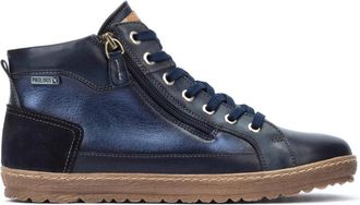 Pikolinos Lagos Lace-zip Sneaker Boot - Dames - Sneakers - Blauw - 36 EU - Leer - Schoenen