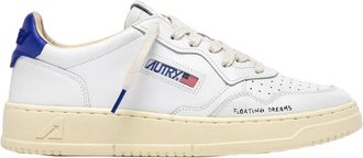Autry Medalist Low Mens White/Blue Sneakers