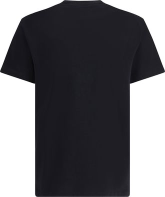 Dsquared2 Mens T-Shirt With Dsquared2 Milano Logo Printed Black Cotton T-Shirts And Polos