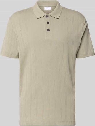 Lindbergh Lindbergh Regular Fit Poloshirt mit kurzer Knopfleiste in Oliv, Gr&ouml;&szlig;e XXXL