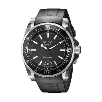 Gucci Accessoires, Heren, Grijs, ONE Size, Duikhorloge Ya 136204