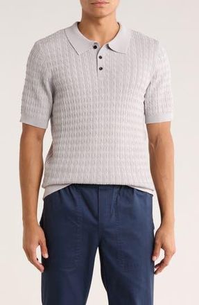 T.R. Premium Short Sleeve Knit Sweater in Grey at Nordstrom Rack, Size X-Large