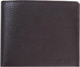 Barbour M Amble Leren Billfold Portemonnee - Heren - Portefeuilles - Bruin - ONE Size - Leer - Accessoires