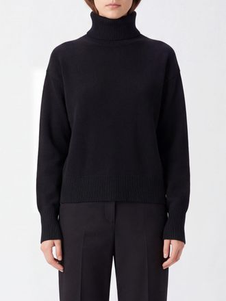 Semicouture Wool and Cashmere Blend Turtleneck Jumper with Ribbed Trim