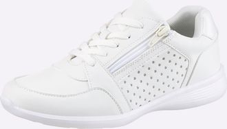 Casual Looks Sneaker CASUAL LOOKS, Damen, Gr. 36, wei&szlig;, Lederimitat, Schuhe Sneaker