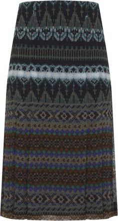 Dries Van Noten Falda Midi Sianora - Skirts - Mujer - Multicolor - XS