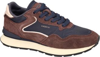 Hoff City - Dames - Sneakers - Bruin - 40 EU - Leer - Schoenen