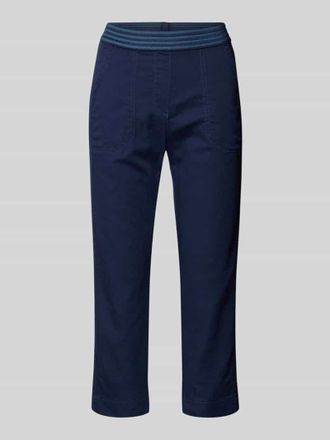 Toni Slim Fit Jogpants mit verk&uuml;rztem Schnitt Modell Sue in Dunkelblau, Gr&ouml;&szlig;e 40