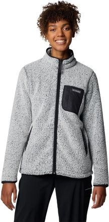 Columbia West Bend II Jacket Womens Heather Gray Fleece Full Zip GBO3928