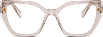 Prada Occhiali geometrici - Toni neutri