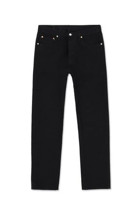 Fortela 356 Jaky Japan Selvedge 5-Pocket Regular Fit Black Denim in D900 at Nordstrom, Size 33 X 31 Eu
