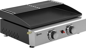 OUTSUNNY Barbacoa de gas 51.5x44x21 cm negro