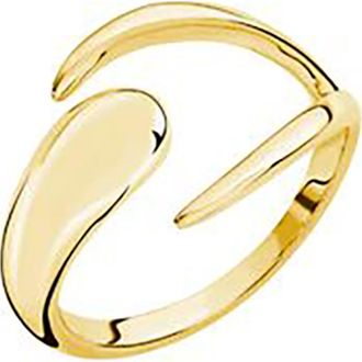 Lucy Quartermaine Open Luna Ring in Gold Vermeil at Nordstrom, Size 6.5
