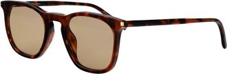 Saint Laurent SL 623 Zonnebril - unisex - Zonnebrillen - Bruin - 49 MM - Nylon - Accessoires