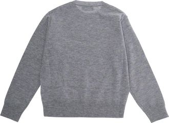 Dsquared2 Boys Crewneck Sweater Grey Wool Tops Top
