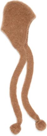Acne Studios Mohair & Wool Earflap Hat in Clay Beige at Nordstrom