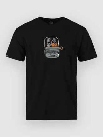 Horsefeathers Canned T-Shirt schwarz