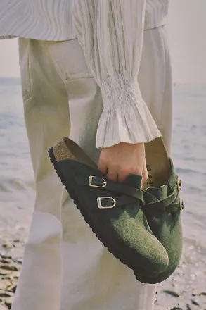 Birkenstock Blair Suede Clogs