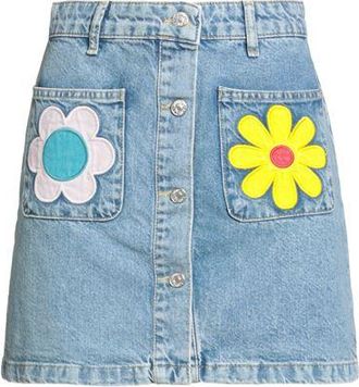 Moschino BOTTOMWEAR - Denim skirts on YOOX.COM