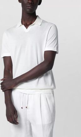 Drumohr cotton knit polo shirt
