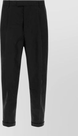Dolce & Gabbana linen straight-leg trousers