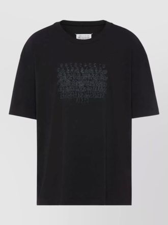 Maison Margiela graphic front crew neck short sleeve t shirt