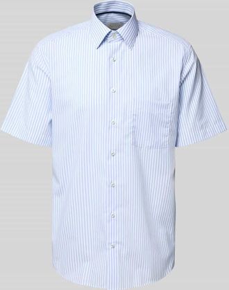 Eterna Modern Fit Business-Hemd mit 1/2-Arm in Bleu, Größe 40