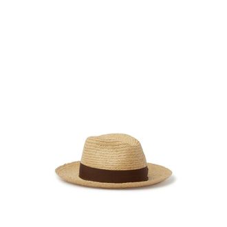 Borsalino Hats, female, Brown, Size: 56 CM Raffia Straw Hat