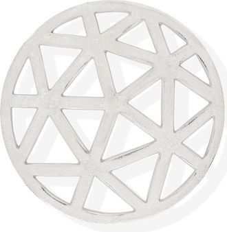 Tiramisu Modern Facet Handcrafted Aluminum Trivet