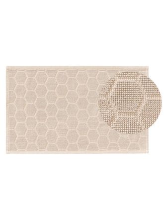 benuta Alfombrilla de ba&ntilde;o beige 50x80