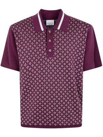 Dr&ocirc;le de Monsieur Jacquard Cravate Polo Shirt