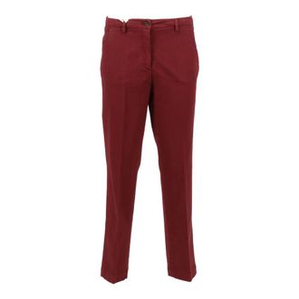 BRIGLIA 1949 Chinos, female, Red, Size: XS Isolde GW