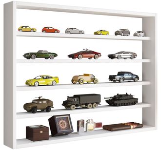 ebuy24 Ebuy24 - Colgante De Estanter&iacute;a Vcm Dimensiones Aprox. Al. 60 X An. 80 X P. 10 Cm Moderno Y Ahorrador De Espacio Estante De Pared - Osado L (blanco)