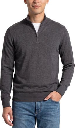 Raffi Jersey 1/4-Zip Mock Neck Sweater