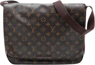 Louis Vuitton Pre-owned Cross Body Bags, female, Brown, Size: ONE SIZE Pre-owned Monogram Beaubourg MM