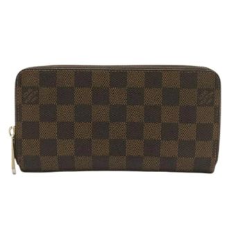 Louis Vuitton Pre-owned Wallets, female, Brown, Size: ONE SIZE Pre-owned Damier Long wallet (bi-fold)