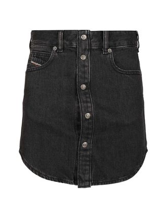 Diesel De-Ard Miniskirt Giacche Nero-Donna