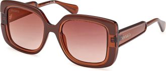 Max & Co. MO0096 50F Womens Sunglasses Brown Size 52